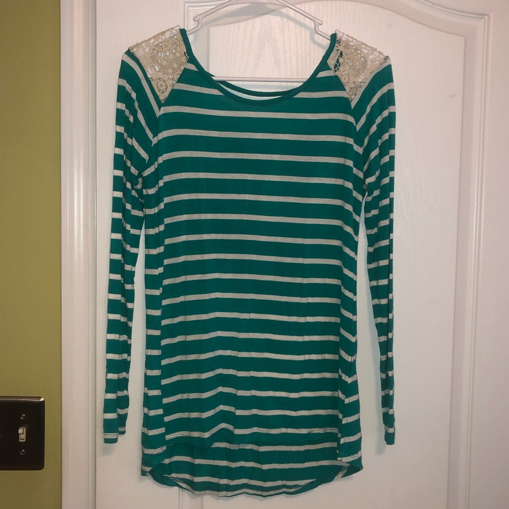 Long sleeve striped shirt